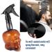Hairdressing Spray Bottle 500 ml Skull-shaped Refillable Spray Continuous Water Mister for Hairdressing Salon Hair Styling Plants Pets Home Clean - Buy Online on SooperMarket.com