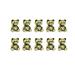 Worparsen Nail Art Decors Attractive Flower Love Heart Bear Modeling Fake Nail Decor Resistant Realistic Looking K