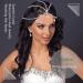 Yalice Rhinestone Layered Head Chain - Sparkly Bridal Headpieces for Women and Girls (Silver) - Buy Online on SooperMarket.com
