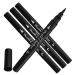 PLAFOPE 4pcs Eyeliner Makeup Pencils for Eyes Ink Liner Makeup Long-lasting Eye Pencil Eye Stamp Black Abs