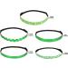 MoKo St. Patrick's Day Headband 5 Pack - Green Glitter Clover Accessories for Women, Girls, Teens - Buy Online on SooperMarket.com