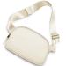 Joysoda Fanny Pack,Belt Bag,40 Inch Asjustable Strap Everywhere Belt Bag,for Women and Men Beige