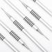 JSGHGDF 6Pcs Art Brush Striping Thin Long Line Dotting Drawing Pen Gel Polish Painting Metal Handle Striper - Buy Online on SooperMarket.com