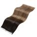 Buy Laavoo 55cm Brown Ombre Tape-In Real Hair Extensions | 50g 20pcs Remy Human Hair Balayage #2/6/12 - Invisible & Discreet - Buy Online on SooperMarket.com