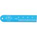 Lizealucky Dental Ruler - Endo Ruler for Accurate Measurements | Aluminum Alloy Oral Gauge | AutoClavable Endodontic Instrument in Blue - Buy Online on SooperMarket.com