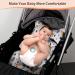 KAKIBLIN Infant Car Seat Insert: Yellow Fox Stroller Liner & Support Pillow - Buy Online on SooperMarket.com