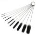 Straw Cleaning Brush Long Nylon Pipe Tube Cleaner Brush for Drinking Bottle 10PCS Nylon Tube Brush Set