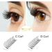 4D-D-0.10 Short Stem Pre Made Fan Eyelash Extensions 9-15mm - Russian Volume Lashes 0.07/0.10 - Buy Online on SooperMarket.com