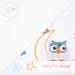 Baby Swaddle Wrap Blanket/Newborn Cotton Swaddling Sleeping Bag 0 to 3 Months (Owls Grey) 6 - Buy Online on SooperMarket.com