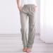 Wiyuqeen Spring Pants for Women - Trendy Straight Leg Trousers - Light Gray XX-Large - Buy Online on SooperMarket.com