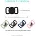 Silicone Protection Case for Apple Airtag - Dog Collar Pet Loop Holder - Slide-on Sleeve Compatible with Apple AirTags - Buy Online on SooperMarket.com