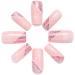 Vatocu Christmas Short Red Press on False Nails - Snowflake & Snowman Design (24pcs) - Buy Online on SooperMarket.com