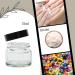 Elegant and Durable 15ml Clear Glass Jars with Airtight Lids - Perfect for Candlemaking Storage DIY Beauty and Gifting - Heat-Resistant Refillable & Stylishly Compact - Set of 10 (Black) - Buy Online on SooperMarket.com