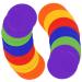 SIFENYU Spot Markers 9inch 24Pcs Rubber Agility Dots Flat Cones Non Slip Sports Dots Floor Spots Agility Markers for Kids Soccer Football Basketball Speed Agility Training 9inch24pcs