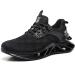 Wanhee Men's Black Athletic Sport Running Shoes - Size 11 - Buy Online on SooperMarket.com