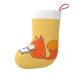 YYHHAOFA Sunflower Seeds and Foxes Picture Christmas Decorative Stockings : Soft Light and Tactile Suitable for Christmas Holiday Party