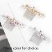 Brishow Crystal Bride Wedding Hair Comb - Pearl Bridal Hair Accessories (Silver) - Buy Online on SooperMarket.com