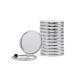 Getinbulk Compact Mirror Bulk  Set of 12 Round Double-Sided 1X/3X Magnification PU Leather (White  2.8) 1X/3X 12 Pcs  White