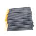 WOONEKY 100pcs Eyeliner Eye Makeup Makeupset Eye Makeup Brushes Eyeshadow Liner Brush Orange 15cmX10cm Orange