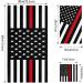 PakiInno Red Line American Flag Respect Firefighter Towels Set - Soft & Absorbent Bath Towels for Fitness, Sports & Travel - 3 Piece Set - Independence-035pak1714 - Buy Online on SooperMarket.com