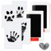 Aobetak baby footprint set 2 PCs Clean Touch stamp pillow baby impression set baby handprint and footprint set dog cat cat paw printing set safe print set for 0-6 months babies (black)