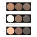 All-Day Waterproof Brow Powder - 3 Colors Eyebrow Makeup Palette with Brush | Natural Long-Lasting Eyebrow Solution - Buy Online on SooperMarket.com