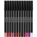 IS'MINE Matte Lip Liner Pencil Set - 12 Assorted Colors | Waterproof Longwear Lip Makeup Pencils - Color Set-3 - Buy Online on SooperMarket.com