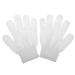 1 pair of peeling bath gloves white 2 pieces (1 pack)