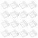 LEEFONE 16 PCS 6mm Acrylic Aquarium Cover Clip, Clear Fish Tank Glass Cover Clip Support Holder Universal Lid Clips for Rimless Aquariums