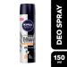 NIVEA MEN Desodorante Antimanchas Black & White Invisible 150ml - Protecci n Antitranspirante 48h Sin Olores Sin Manchas Sin Irritaci n - Env o Internacional - Buy Online on SooperMarket.com