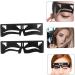 MAGICLULU 10 Pcs Eyebrow Ruler Female Eyebrow Makeup Stencil Makeup Tools Eyebrows Shaper Card Balance - Buy Online on SooperMarket.com