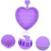 DRESSOOS Makeup Brush Cleaning Pad Gloves for Cleaning Beauty Brush Cleaning Bowl Cleaning Tools Cosmetic Limpiador De Brochas De Maquillaje Makeup Tools Cleaner Silica Gel Foldable Purple 12x9cm Purple - Buy Online on SooperMarket.com
