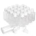HULISEN 24 Pack 2 oz Clear Empty Hand Sanitizer Bottles, Travel Containers with Flip Cap - Refillable Containers, for Hand Sanitizer, Baby Shower Not Intended for High Viscosity Liquids Flip Cap Bottles
