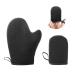 Self-Tanning Glove Self-Tanning Applicator Face and Body 2 Pieces Self-Tanning Glove Self-Tanning Glove Double-Sided Self-Tanning Glove for Sea Beach Men Women Black