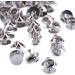 eBoot 25-Piece Tie Tacks Blank Pins with Clutch Back - Create Your Own Custom Accessories - Buy Online on SooperMarket.com