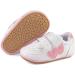 Cheerful Mario Baby First Walking Shoes - Soft PU Leather Anti-Slip Sole (3-6 Months, Pink) - Buy Online on SooperMarket.com