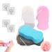 Fitmedify Skin Sponge Superpeeler Remove Calluses and Dead Skin in Seconds Exfoliating Bath Sponge 3D Bath Sponge Shower Brush Magic Exfoliator Dead Skin Remove for Adults Children (4pcs)
