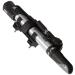 Topeak Mini Morph Pump with Gauge , Black, Silver, 26.5 x 5 x 2.8 cm / 10.4 x 2.0 x 1.1