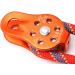 Jadeshay Rieme Disc Wheel - High-Performance 26KN Climbing Roller for 12mm Rope Aluminum Alloy Orange - Buy Online on SooperMarket.com