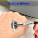 Angled Fan Shaped Eyelash Brush Eyelash Comb Separator Eyelash Comb Brush Mascara Fan Brush for Lashes Portable Folding Cosmetic Brushes Eyelash Separator Bent Applicators (2pcs Eyeliner Brush) - Buy Online on SooperMarket.com