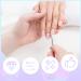 5 Pcs Professional Nail Art Liner Brushes Set - Painting, Design, Point Drill Drawing - Thin Brush Pen Kit 6/9/12/18/24mm - Buy Online on SooperMarket.com