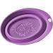 ZORQ Makeup Brush Cleaner Mat Cosmetic Makeup Brush Cleaner Bowl Portable Cosmetic Make Up Brush Cleaning Scrubber for Makeup Eggs Brushes Purple - Buy Online on SooperMarket.com