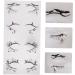 HAPINARY 8 Pairs Halloween Eyeliner Stickers Tool Stickers Face Stickers Eye Makeup Sticker Pvc Black - Buy Online on SooperMarket.com