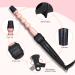 EMOCCI PRO 5 in 1 Curling Wand Set - Ceramic Tourmaline Barrels - Rose Gold - Buy Online on SooperMarket.com
