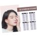 Angoily 4pcs Eyebrow Stickers Waterproof Eyebrow Brown Eyebrow Tool 3d Shaping Post Paper - Buy Online on SooperMarket.com
