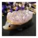 Natural Amethyst Hand Carved Gemstones Animals Cluster geode Quartz Crystals Hedgehog Minerals Home Decor Gift Home Collections (Color : Amethyst Size : 140g) 140g Amethyst