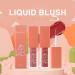 Gireatick 4 Colors Liquid Cream Blush Set - Velvet Mousse Texture for Cheeks, Eyes & Lips | Waterproof, Lightweight & Easy Blending Formula for Natural Looking Flush - Women & Girls - Buy Online on SooperMarket.com