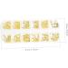 WOFASHPURET 5 Boxes Metal Nail Decoration Nail Art Supplies Nail Art Decor Nail Craft Decors Nail Charm Glue Rhinestone for Nails Nail Art Studs Diy Nail Charms Nails Gems Suite Hollow Out - Buy Online on SooperMarket.com