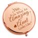 Auntie Gifts from Niece Nephew Compact Mirror Gifts for Aunts Birthday Aunt Gifts from Niece and Nephew Appreciation Gift for Aunt Travel Makeup Mirror Retirement Thank You Aunt Gifts from Nephew