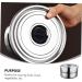 Alipis Box Lunch Box Stainless Steel Airtight Container Canister Storage Container With Cover Storage Jar - Buy Online on SooperMarket.com